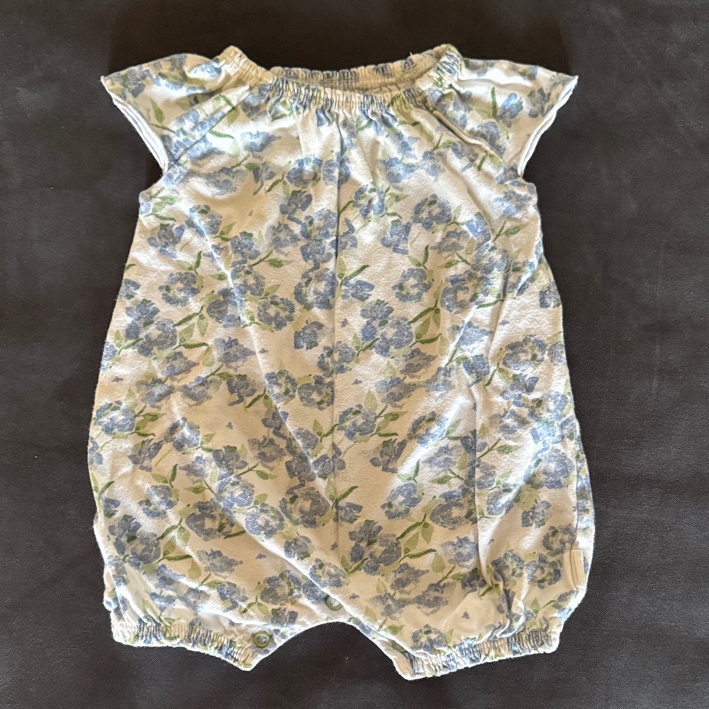 Burt’s Bees Floral Baby Romper